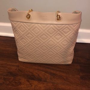 Tori Burch light pink tote bag, dust bag included